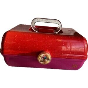 FRUITY PEBBLES Caboodles On-The-Go-Girl Makeup COSMETIC CARRYING Case SPECKLED